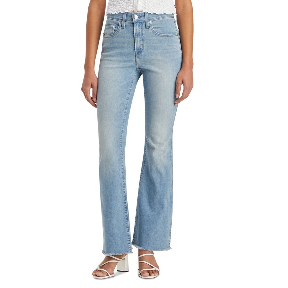 Levi's 726 High Rise Standard Fit Flare Leg Full Jeans Light Of My Life 33x32